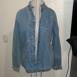 NWT Karen Kane Jean Jacket